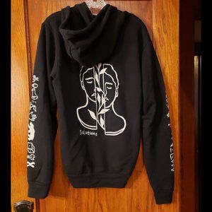 K Flay Concert Merch Hoodie Sweatshirt, unixex M, "Solutions" Tour, Fall 2019